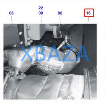 عزل/حماية أنابيب العادم Jenbacher 372164 لمحرك الغاز Jenbacher 420