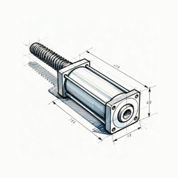 برغي اسطوانة Jenbacher 238536 أصلي